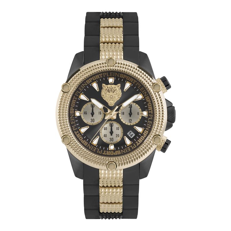 Plein Sport Hurricane Chronograph Watch Gold Mens